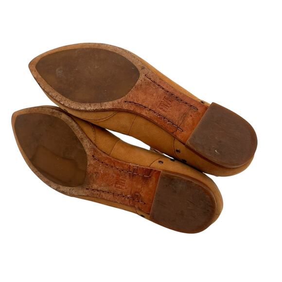 Frye Women's Sienna Grommet Ankle Flats Size 7.5 - Picture 7 of 8